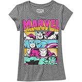 MARVEL Thor, Iron Man, Captain America, Hulk Little & Big Girls T-Shirt