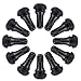 EBOOT Black TR-412 Rubber Snap-in Valve Stems Tire Valve Stems Tyre Valve Stems, 12 Pack