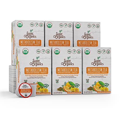 Super Organics Metabolism Oolong Tea Pods With Superfoods, Probiotics