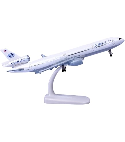 Amazon.com: Bswath EVA Air Boeing 747 1:300 Scale Model Plane for