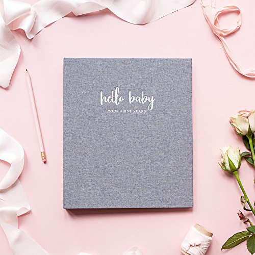 minimalist baby memory book