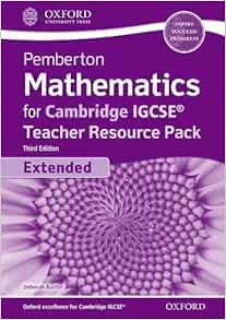 Amazon.com: Pemberton Mathematics for Cambridge IGCSE Teacher Resource