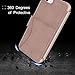 iPhone 8 Plus Leather Wallet Case with Credit Cards Slot and Metal Magnetic, TAKEN DIRECT Apple iPhone 7 Plus Flip Cover, Vintage and Fashion, Durable and Shockproof Holster, 5.5 Inch (Rose Gold)