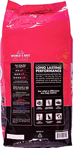 World's Best Cat Litter Clumping Litter Formula for Multiple Cats, 28-Pounds