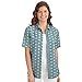 Collections Etc Women's Star Print Button Down Shirt