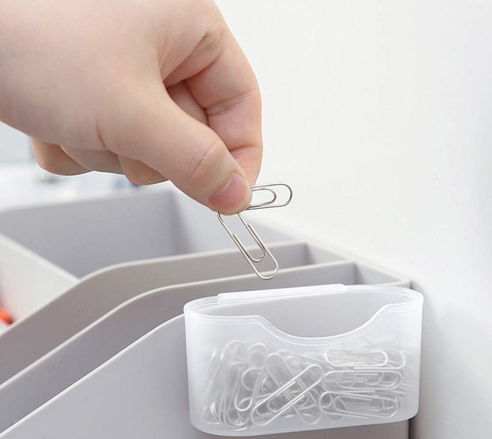 4 Pcs Unique Design Fridge Shelf Holder Storage Box Small Size Drawer Type Storage Box Food Fresh-keeping Classified Organizer Container Basket Plastic Fit for Fridge Shelf paper clips Office objects.