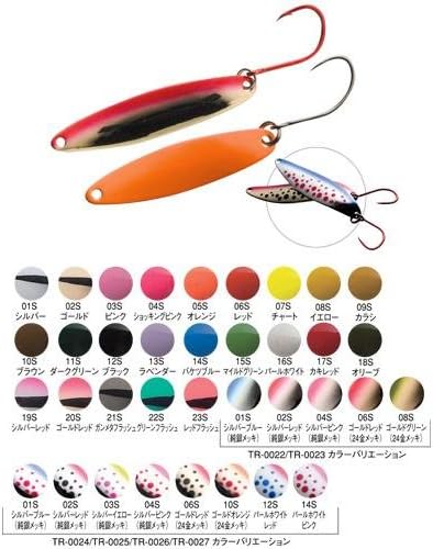 Amazon シマノ Shimano カーディフ エリアスプーン スリムスイマー 1 5g Tr 0018 03s ピンク ルアー シマノ Shimano ルアー