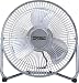 Optimus F-4092 9-Inch Industrial-Grade High-Velocity 2-Speed Fan, 1-Pack, Silver Coated primary