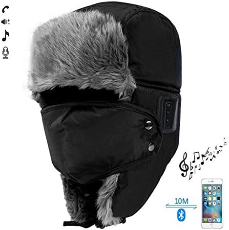 WAWEN Bluetooth Wireless Winter Knitted Hat Handsfree Speaker Music Warm Skiing Running Outdoor Sports Smart Cap