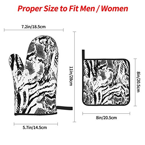 51fz7FWH3nL Juego de Manoplas y Porta ollas para Horno,Diseño de patrón de Serpiente de Tres Colores,Guantes y agarraderas… Juego de Manoplas y Porta ollas para Horno,Diseño de patrón de Serpiente de Tres Colores,Guantes y agarraderas… - Imagen 5