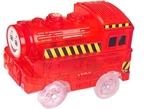 image for Toys4All [4 Pack] Light Up Replacement Track Race Cars Toy/Tracks Trai