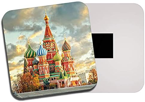 DestinationVinyl Saint Basil's Cathedral Fridge Magnet - Russia Moscow Red Square Fun Gift #8791