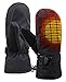 ThunderCloud Men's Insulation Winter Ski Mittens (L/XL, Black)