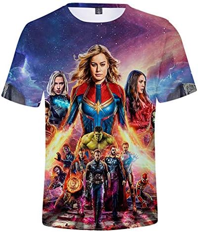 Unisex 3D Avenger's Endgame T-Shirt | Premium Superhero Shirt Casual Tees