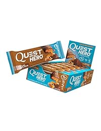 Quest Nutrition Hero Protein Bar, Chocolate Caramel Pecan, 10 Count