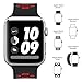 Band for Apple Watch 42mm, Alritz Silicone Sport Straps Replacement Wristband Bracelet for Apple Watch Series 3 / Series 2 / Series 1 / Nike+, Free Protective Case Included