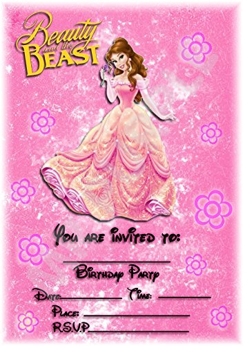 Disney La Bella E La Bestia Belle Floreale Ritratto Design