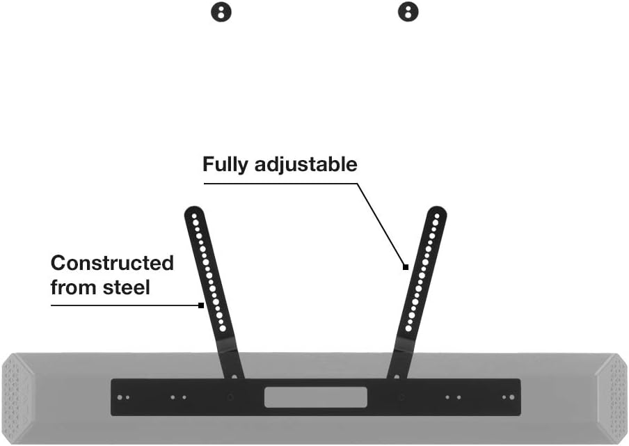 SoundXtra TV Mount Attachment for Vizio Soundbars 29” 2.0 / 36” 2.1