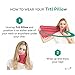 trtl Pillow - Scientifically Proven, Super Soft Neck Support Travel Pillow - Lightweight and Machine Washable - Ergonomic Design for Traveling on Airplanes, Cars, and Trains - Coral