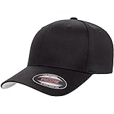 Flexfit Wooly Combed 6-Panel Structured Baseball Cap | Stretch Fitted | Wooly Combed, Mid-Profile Crown, Hard Buckram Front, Permacurv Visor, Bulk Packs Available