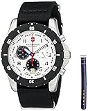 Victorinox Men's 241680.1 Analog Display Swiss Quartz Black Watch