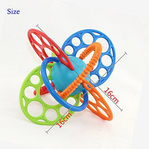 Winkel Rattle and Sensory Teether Toy – Baby Toys – Winkel Rattle Toy – Sensory Teether Toy