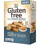 Lance Gluten Free Sandwich Crackers, Peanut Butter, 5 Ounce (Pack of 4)