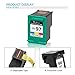 Valuetoner Remanufactured Ink Cartridge Replacement for HP 96 & 97 C8767WN C9363WN for DeskJet 5740,DeskJet 5940,OfficeJet 7210,Photosmart 2610 High Yield Ink Cartridge 2 Pack (1Black+1 Tri-Color)