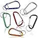 ArtCreativity 3 Inch Rock Carabiner Clip Keychains for Kids and Adults - Set of 12 - Durable D-Ring Key Chains - Cool Birthday Party Favors, Goody Bag Fillers, Prize for Boys and Girls