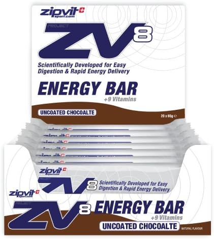 ZipVit ZV8 Energy Bar - Box of 20 Chocolate