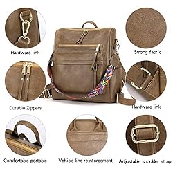 ZOCILOR Women's Fashion Backpack Purse Multipurpose