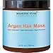 Majestic Pure Argan Oil Hair Mask, Hydrating & Restorative Hair Care Repair Mask, 8.5 Oz