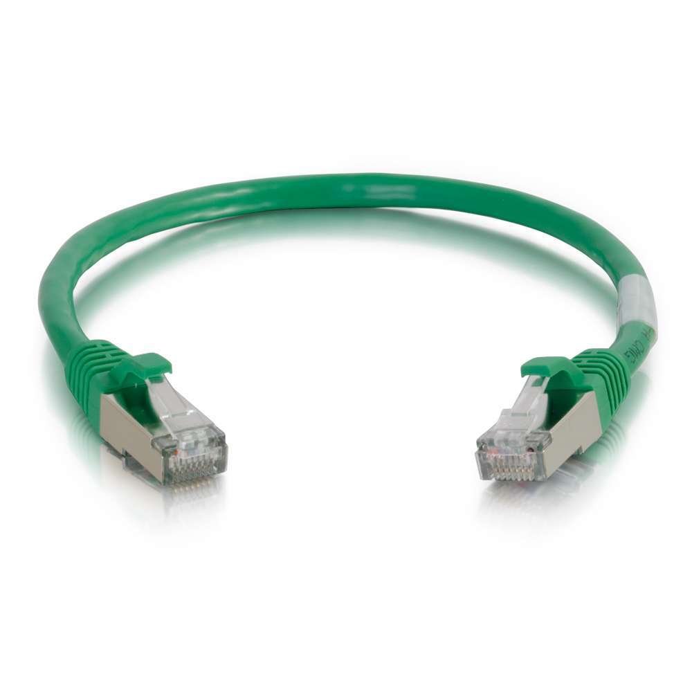 C2G 5M Cat5e Ethernet Network Patch Cable (STP) Booted & Shielded GRN