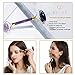 Amethyst Roller by Esmee Luxury Facial Massager Stone Roller Purple Jade Roller Real and Natural Amethyst Crystal Anti-aging Face Slimming and Depuffing Beauty Tool for Face and Eyes