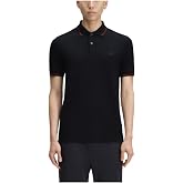 Fred Perry Men's Twin Tipped Polo Shirt Navy/Brandy/Rich Brown