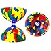Juggle Dream Jester Medium Diabolo (Mix) with Aluminum Diablo Sticks (incl String) & Firetoys Bag
