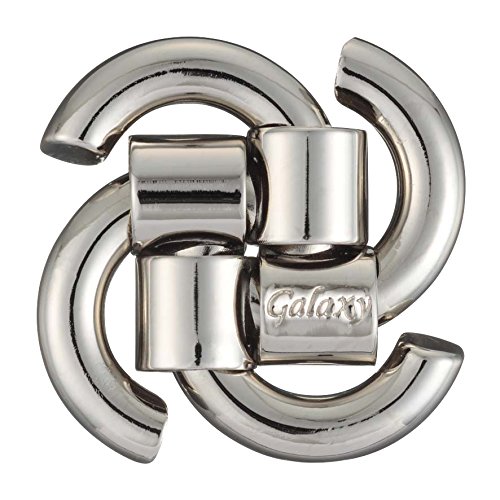 Galaxy hanayama cast metal brain teaser puzzle (level 3…