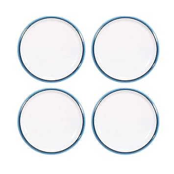 DINNA Plato de Entrantes/Postre/Torta de Melamina Conjunto de 4 ...