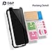 D&P [Privacy Shield] [3D Curve Fit] Anti-Spy 9H Tempered Glass Screen Protector + Back [Full] Film for Apple iPhone X, Front and Back items