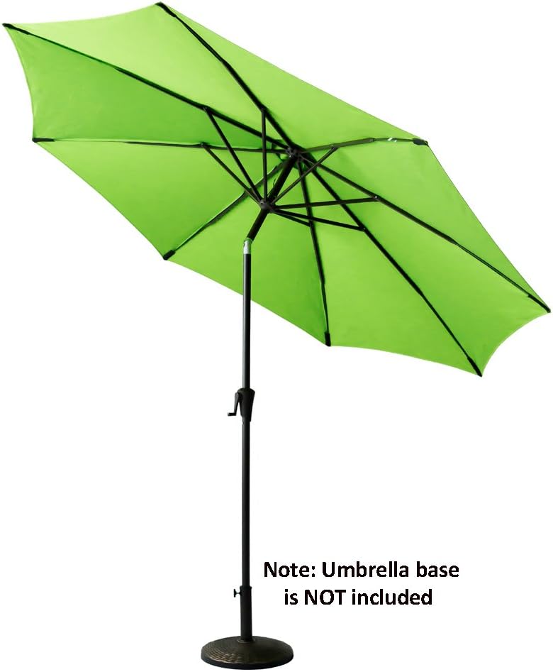 Amazon Com Flame Shade 11 Ft Outdoor Patio Umbrella With Tilt Apple Green Garden Outdoor