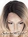 Ombre Blonde Lace Front Wigs Dark Roots Short Wavy Ombre Blonde Wigs for Women Scheherezade L Part Glueless Heat Resistant 14 Inches Mixed Fiber Short Bob Lace Front Synthetic Wigs Wavy Hair