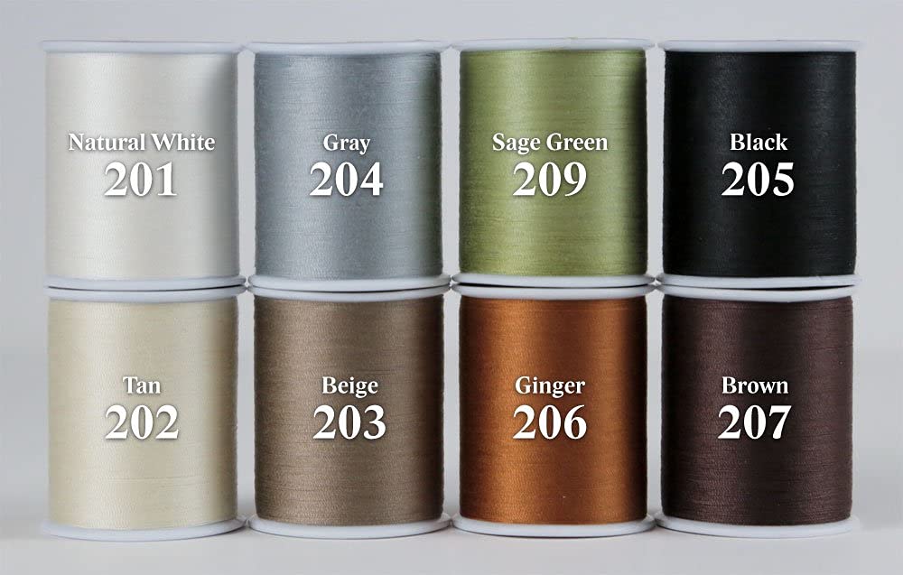 Superior Threads Sew Complete Polyester Sewing Quilting Thread 300 Yard Spool 8-Pack (Neutral)