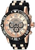 Invicta Men's Pro Diver Stainless Steel Quartz Diving Watch with Polyurethane Strap, Black, 26 (Model: 23711)