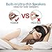 Sleep Headphones Bluetooth, Upgraded Sleep Mask Bluetooth Headphones- Ultra Thin HD Stereo Speakers Eye Mask for Sleeping, Soft and Handsfree, Long Play Time