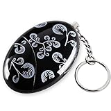 Mengde 120db Loud Emergency Personal Alarm Keychain SOS Keyring for Women, Kids, Girls, Superior, Elderly, Student, Explorer Self Defense Electronic Device Bag Decoration, Black