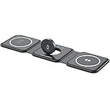 UCOMX Nano 3 in 1 Wireless Charger for iPhone,Magnetic Foldable 3 in 1 Charging Station,Travel Charger for Multple Devices fo