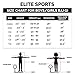 Elite Sports IBJJF Ultra Light BJJ Brazilian Jiu Jitsu Gi for Kids with Preshrunk Fabric and Free Belt