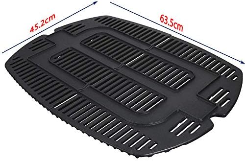 GFTIME 7646 Cast Iron Cooking Grid Grate for Weber Q300 Q320 Q3000 Q3200 Series Gas Grills - Image 3