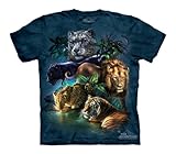 Mountain Big Jungle Cats Youth Size T-shirt