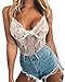 gagaopt Women Sexy Lace Bodysuit One Piece Lingerie Teddy Underwear